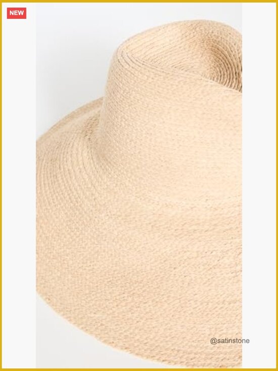 Woven Straw Sun Hat Wide Brim Cowboy Hat